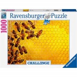 Puzzle Provocare Albine Si Fagure, 1000 Piese, Ravensburger
