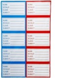 Etichete scolare simple 200 buc/set