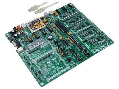 Kit Dezvoltare Microchip PIC18F45K22 1kb EEPROM foto