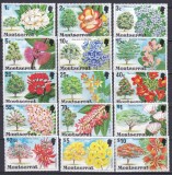 DB1 Colonii Montserrat 1976 Flori 16 v. MNH