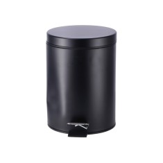 Cos gunoi cu clapeta fier negru 20,5 x 26,5 cm, 5 L