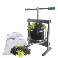 Teasc/Presa struguri Vilen Inox 10 L, cu picioare Innovative ReliableTools foto