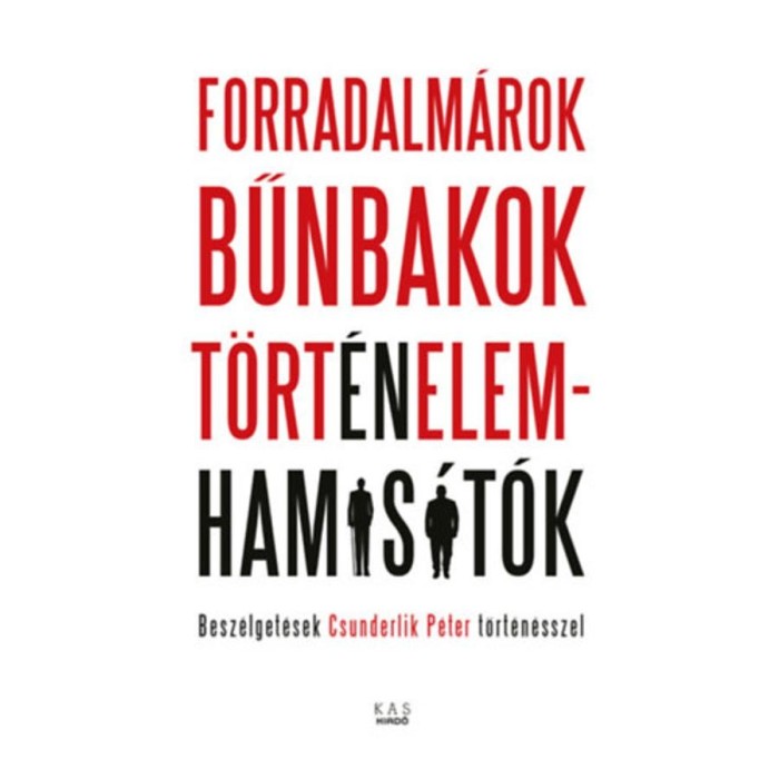 Forradalm&aacute;rok, bűnbakok, t&ouml;rt&eacute;nelemhamis&iacute;t&oacute;k - Besz&eacute;lget&eacute;sek Csunderlik P&eacute;ter t&ouml;rt&eacute;n&eacute;sszel