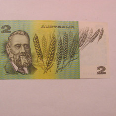 CY - 2 dollars dolari 1985 Australia / semnaturi Johnston & Fraser / f. frumoasa