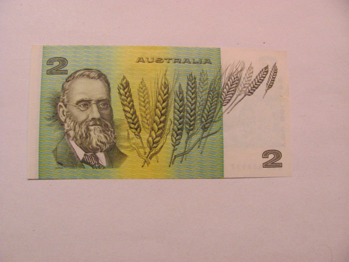 CY - 2 dollars dolari 1985 Australia / semnaturi Johnston &amp; Fraser / f. frumoasa
