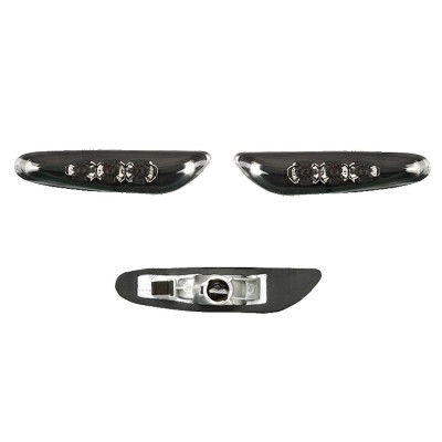 Set 2 buc lampa semnalizare aripa Bmw Seria 1 (E81/E82/E87/E88) 2004-2013; Seria 3 (E46) 2001-2005; Seria 3, E90/E91/E92/93) 2004-2013 , Seria 5 (E60 foto
