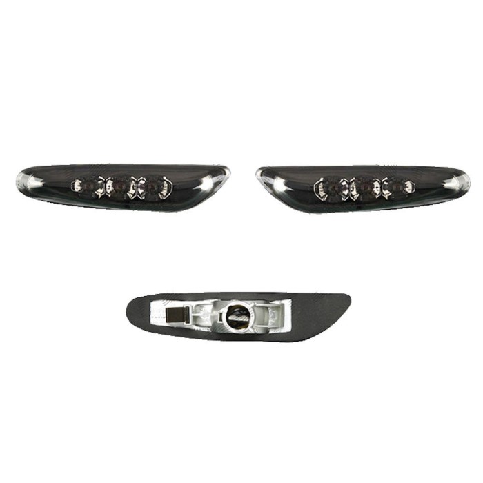 Set 2 buc lampa semnalizare aripa Bmw Seria 1 (E81/E82/E87/E88) 2004-2013; Seria 3 (E46) 2001-2005; Seria 3, E90/E91/E92/93) 2004-2013 , Seria 5 (E60