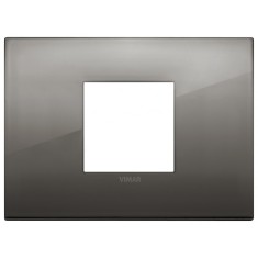 Rama Ornament 2M metal pentru doza de 3M Vimar Arke crom negru 19652.09