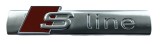 2X ORIGINAL S-LINE BADGE EMBLEM ON MUDGUARD AUDI A1 A3 A4 B6 B7 A6 A7 Q2 Q3 Q5 Q7 Q8 TT E-TRON 8N0853601A
