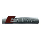 2X ORIGINAL S-LINE BADGE EMBLEM ON MUDGUARD AUDI A1 A3 A4 B6 B7 A6 A7 Q2 Q3 Q5 Q7 Q8 TT E-TRON 8N0853601A