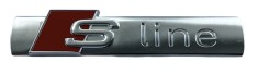 2X ORIGINAL S-LINE BADGE EMBLEM ON MUDGUARD AUDI A1 A3 A4 B6 B7 A6 A7 Q2 Q3 Q5 Q7 Q8 TT E-TRON 8N0853601A