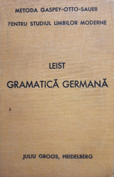 Ludovic Leist - Gramatica germana