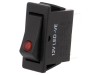 Rocker Switch ON-OFF 12A 250VAC Black with LED