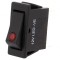 Rocker Switch ON-OFF 12A 250VAC Black with LED