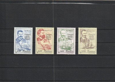 1997 LP 1440 CENTENARUL EXPEDITIEI ANCTARTICE BELGICA SERIE MNH NESTAMPILATA foto