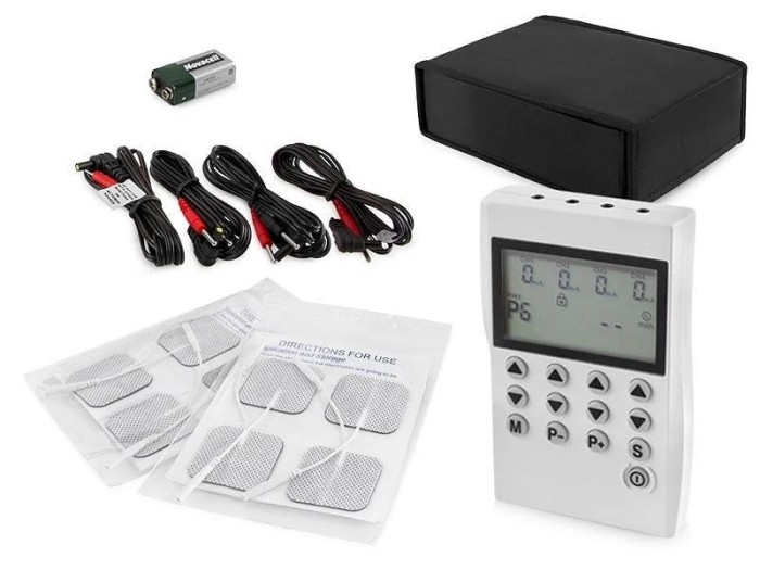 Electrostimulator profesional TENS si EMS de 4 canale si 50 programe