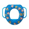 Adaptor colac WC cu manere, Patrula catelusilor, Plastic, Albastru, 28x35x7 cm