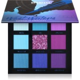 BPerfect Compass of Creativity paletă cu farduri de ochi culoare West Waters 110 g