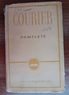 myh 712f - Courier - Pamflete - ed 1960 foto