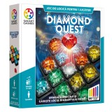 Smart games - diamond quest, joc de logica cu 80 de provocari, 8+ ani, editie lb. romana