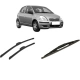 Cumpara ieftin Set 3 stergatoare TOYOTA YARIS (_P1_) 1999-2005, parbriz si luneta, Bosch Twin-Aerotwin Retrofit