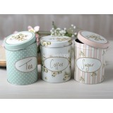 Set de 3 cutii - Katie Alice Cottage Flower - Tea/Coffee/Sugar | Creative Tops