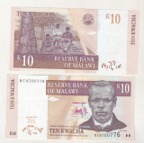 Bnk bn Malawi 10 kwacha 2004 unc