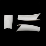 Tipsuri albe unghii, Nr.10 - Ultra Deep Smile, French White, 50buc, AMAZING SHINE