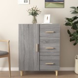 vidaXL Servantă, gri sonoma, 69,5x34x90 cm, lemn prelucrat