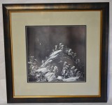 Constantin Tofan (n.1952) - Peisaj Hibernal 1992 / tehnica mixta