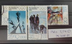 TS21 - Timbre serie DDR 1980 Mi 2478-81