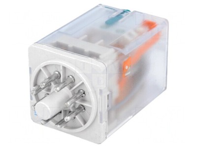Releu electromagnetic DPDT 24VDC 20A foto