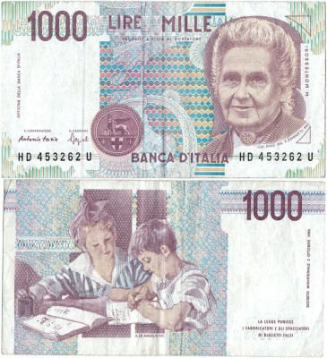1994, 1.000 lire (P-114b) - Italia! foto