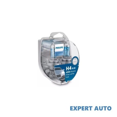 Set 2 becuri auto philips h4 white vision ultra, 12v, 55w cod:35490428 Alta marca Alt model #7 foto