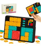 Joc educativ, Puzzle cu alunecare magnetica, 500 de niveluri de distractie, Oem