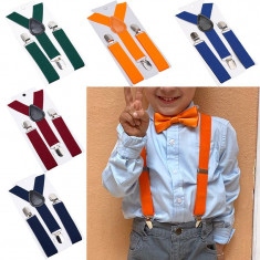 Bretele colorate pentru copii (Model: Model R) foto
