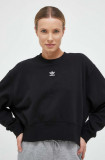 Adidas Originals bluză femei, culoarea negru, uni IA6504