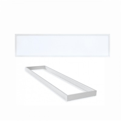 Panou Led 295&amp;times;1195 mm cu Rama alba 36W + Kit Montare 300&amp;times;1200 mm foto