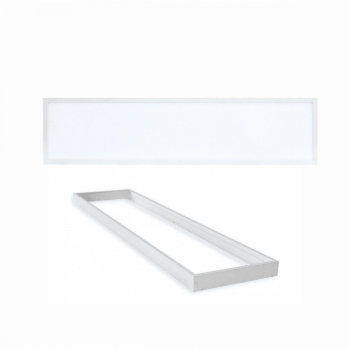 Panou Led 295&times;1195 mm cu Rama alba 36W + Kit Montare 300&times;1200 mm