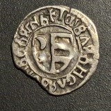 Rom&acirc;nia Valahia 1 ducat / dinar ND (1447-56) argint Vladislav ll Tip1
