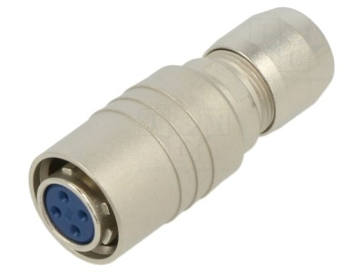 Conector Circular Push-Pull 4 PIN Aurit pentru Lipire foto