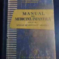 Manuial De Medicina Infantila Pentru Scolile De Asistente Med - Traian Feldioreanu, Teodor Popescu, Sadina Vasiles,544432