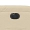 Fotoliu rabatabil electric, crem, material textil - 12