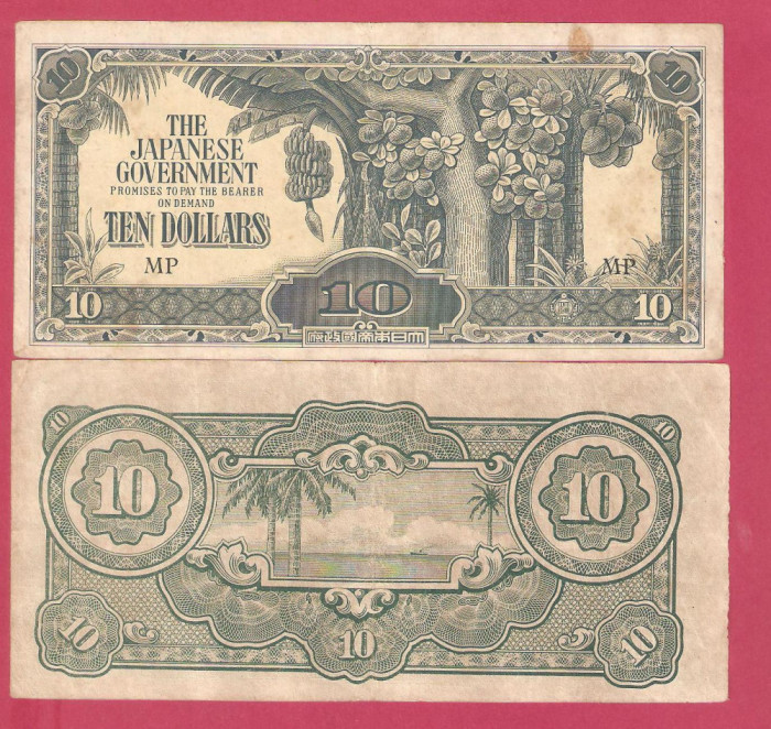 MALAYA 10 $ / 1942.