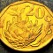 Moneda 20 CENTI - AFRICA de SUD, anul 1992 * cod 2297 = SUID AFRIKA