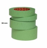 Banda mascare hartie Colad Aqua Dynamic, rezista pana la 130 C, culoare verde pt vopsele pe baza de apa, lungime 50 metri, latime 38 mm, 6 buc la