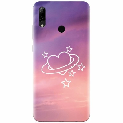 Husa silicon pentru Huawei P Smart 2019, Galaxy Heart foto