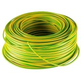 Cablu electric FY 1.5mm, 100m, galben-verde, izolat PVC