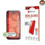 Cumpara ieftin Folie pentru iPhone 12 / 12 Pro, Displex Real Glass 2D, Clear