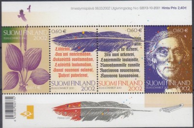 FINLANDA 2002 PERSONALITATI E.LONNROT foto